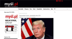 Desktop Screenshot of mysl.pl